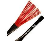 Plumillas Plásticas Vic Firth Brush Jazz Rake Red