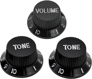 Set Perillas Stratocaster Negro
