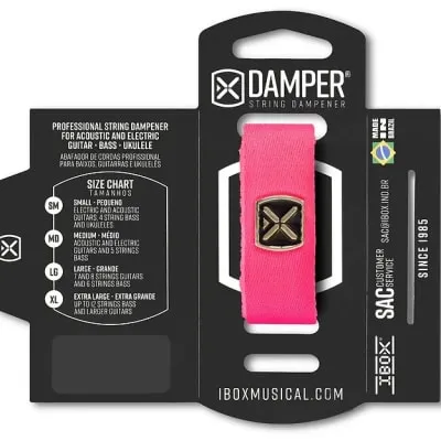 Amortiguador de Cuerdas Ibox Damper Medium Rosa DTMD21
