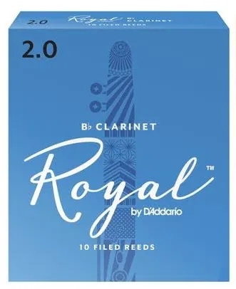 Pack 10 Cañas Clarinete Bb 2.0 Royal By D'Addario RCB1020