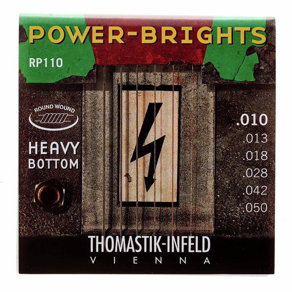 Set Thomastik RP110 10-50 Power Brights heavy bottom