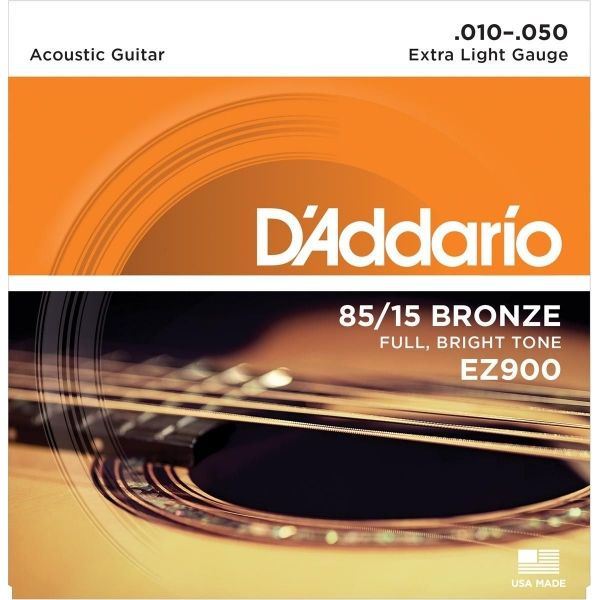 Set D’Addario EZ900 85/15 Bronze Extra Light 10-50