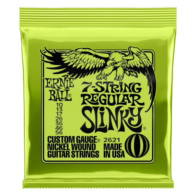 Set Ernie Ball 2621 10-56 7 String Regular Slinky