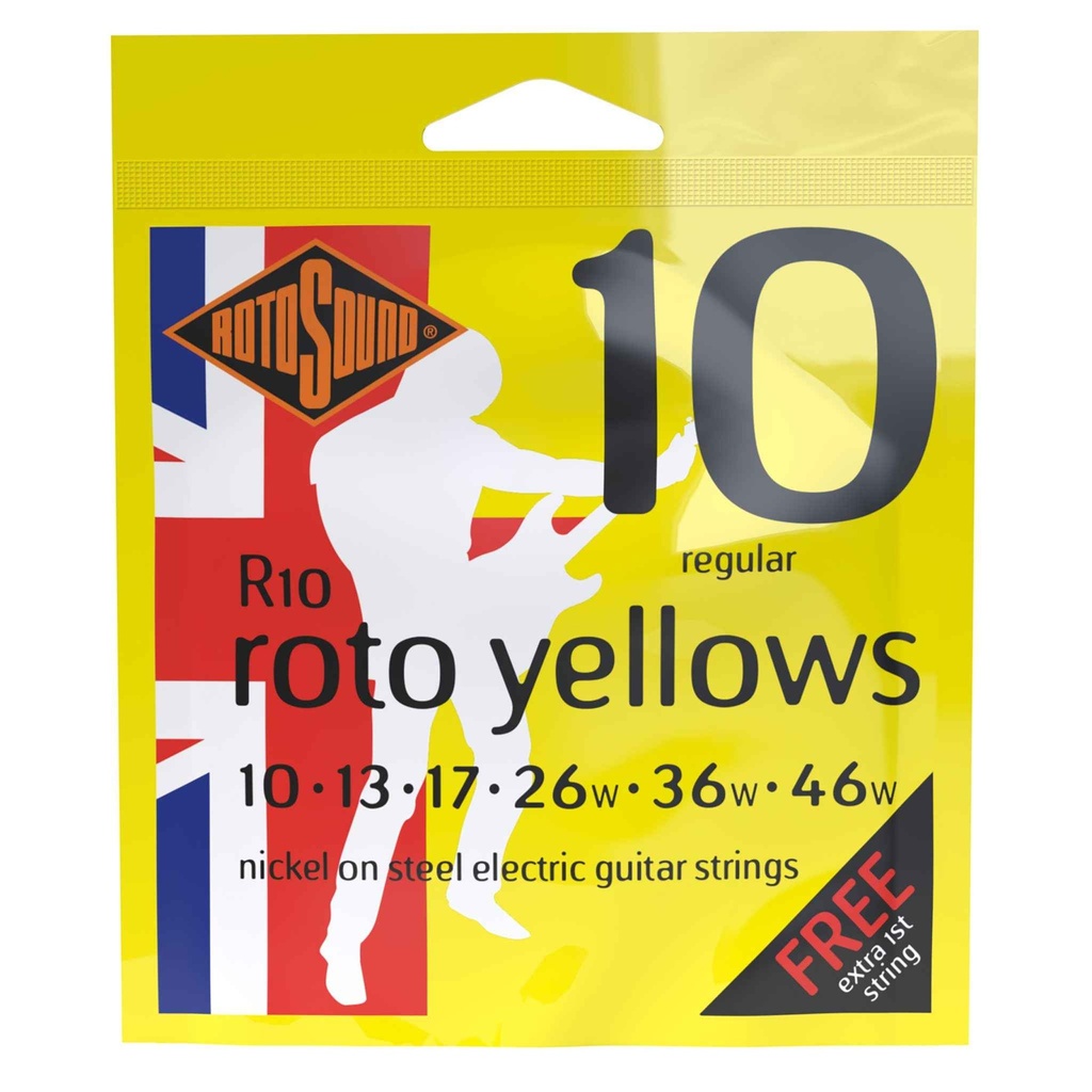 Set Rotosound R10 10-46 Roto Yellows