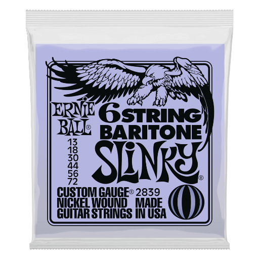 Set Ernie Ball 2839 13-72 6 String Baritone Slinky