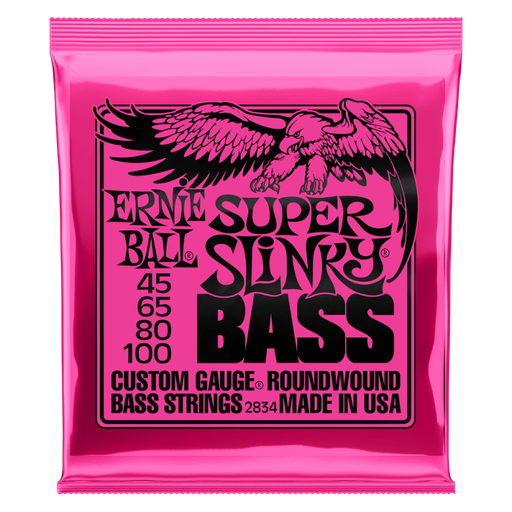 Set Ernie Ball Super Slinky Bass 45-100
