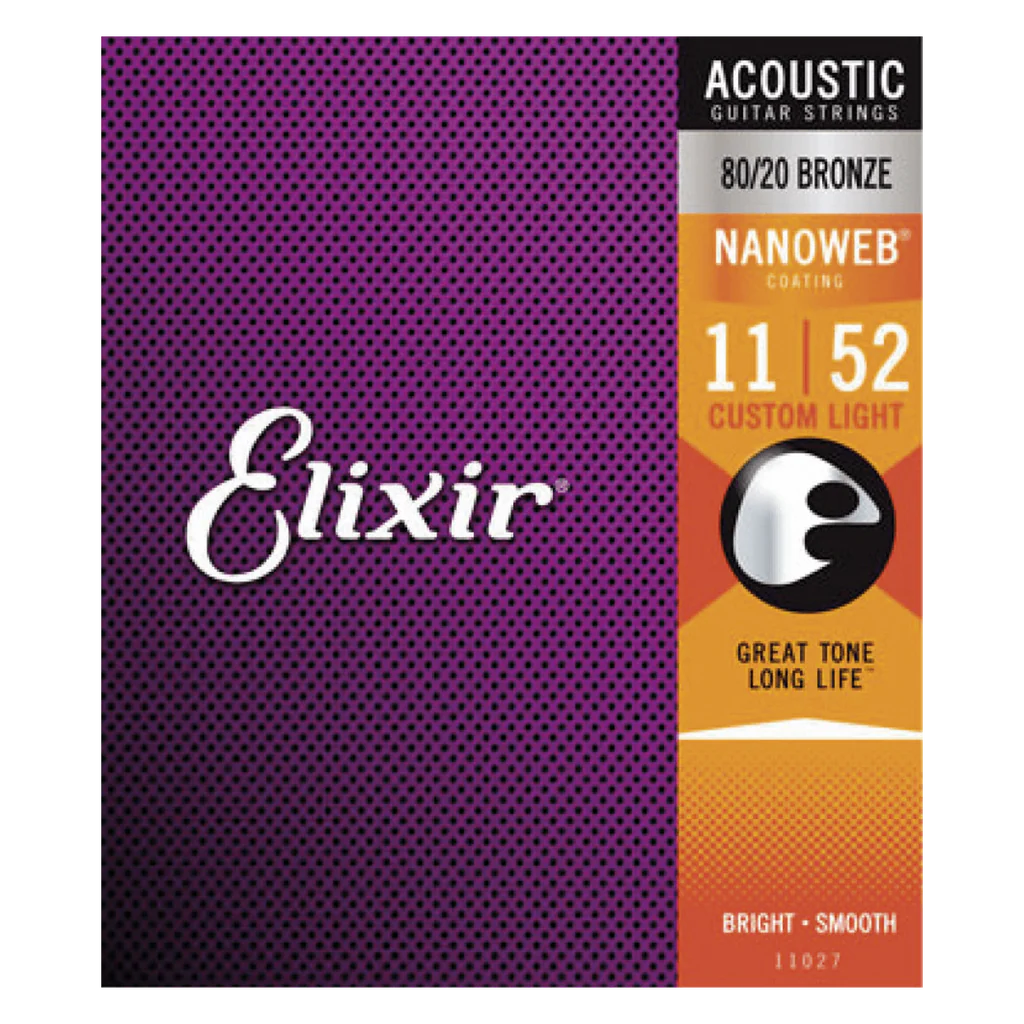 Set Elixir Nanoweb 11-52 Custom Light
