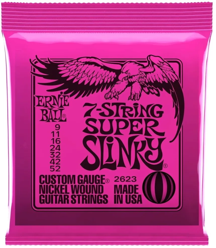 Set Ernie Ball 2623 9-52 7 String Super Slinky