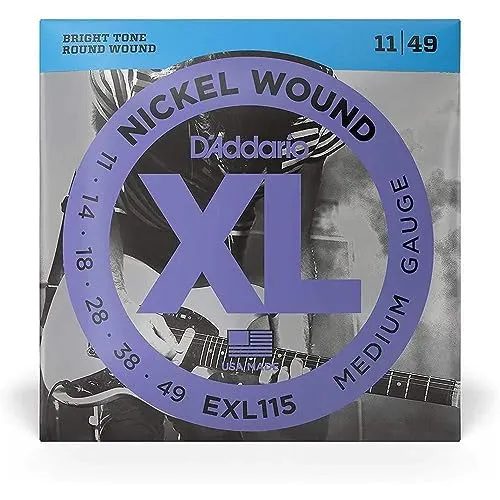 Set D'Addario EXL115 11-49 Medium Gauge