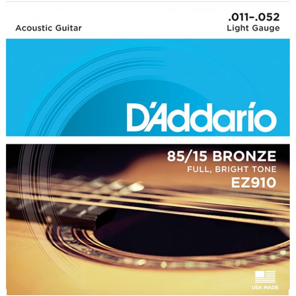 Set D’Addario EZ910 85/15 Bronze Light 11-52