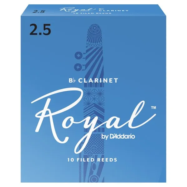 Pack 10 Cañas Clarinete Bb 2.5 Royal By D'Addario