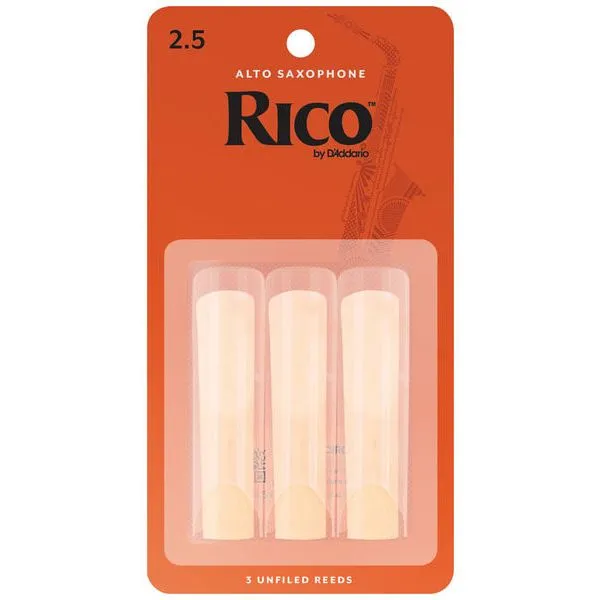 Pack 3 Canas Saxofón Alto 2.5 Rico By D'Addario