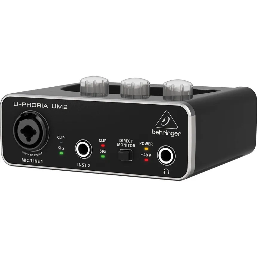 Interfaz de audio USB Behringer U-Phoria UM2