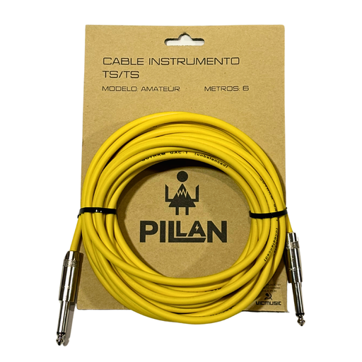 Cable Instrumento Pillán Amateur 6 metros Recto/Recto