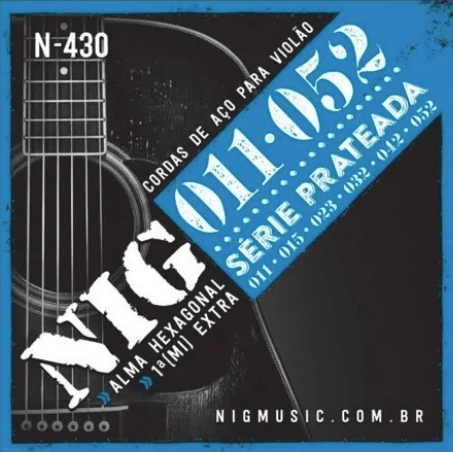 Set cuerdas NIG 11-52 guitarra acústica N-430